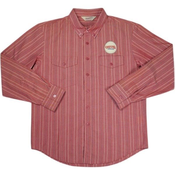 Size【XS】 TENDERLOIN テンダーロイン STRIPE WORK SHT U BD 長袖シャツ ピンク 【中古品-非常に良い】 30007987
