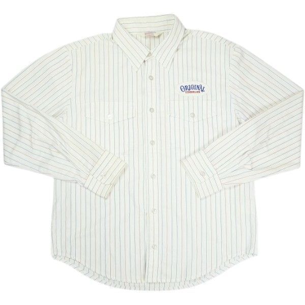 Size【S】 TENDERLOIN テンダーロイン T-WORK SHT U TRICOLOR 長袖シャツ 白 【中古品-良い】 30007988