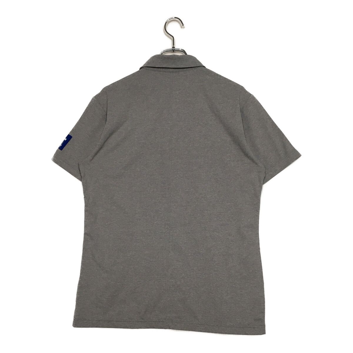 【けんけん】 DESCENTE GOLF ポロシャツ Oサイズ グレー 中古 メンズ デサントゴルフ DESCENTE GOLF 半袖ポロシャツ O グレー