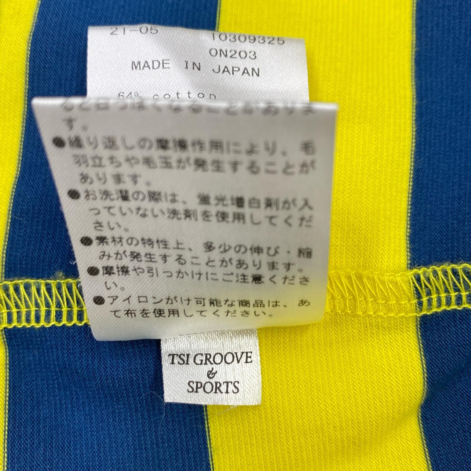 レディース パーリーゲイツ PEARLY GATES 半袖シャツ 2(L) 黄色×紺 