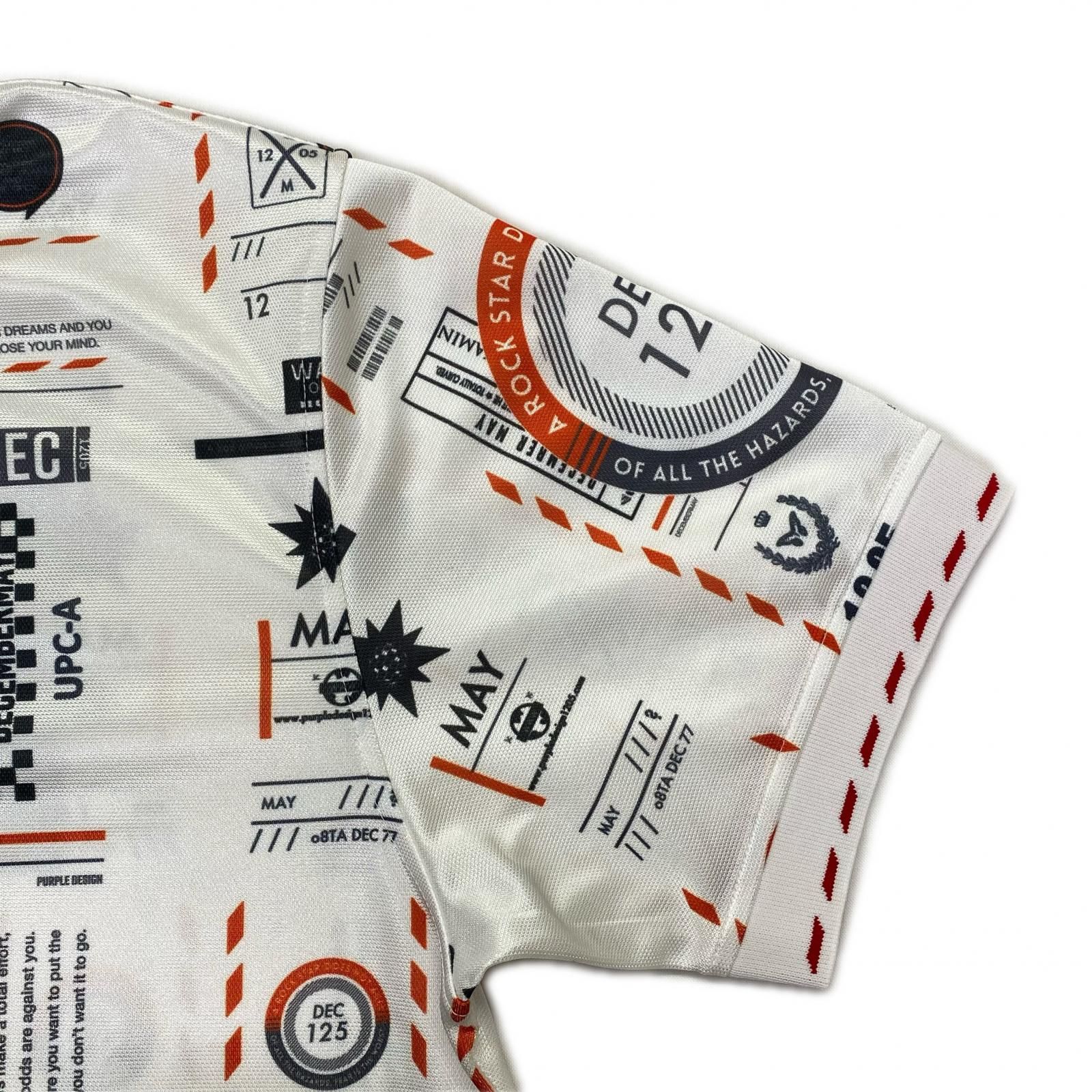DECEMBER MAY ディセンバーメイ　メンズポロシャツ　XL 中古 メンズ ディセンバーメイ DECEMBERMAY 半袖ポロシャツ XL 白