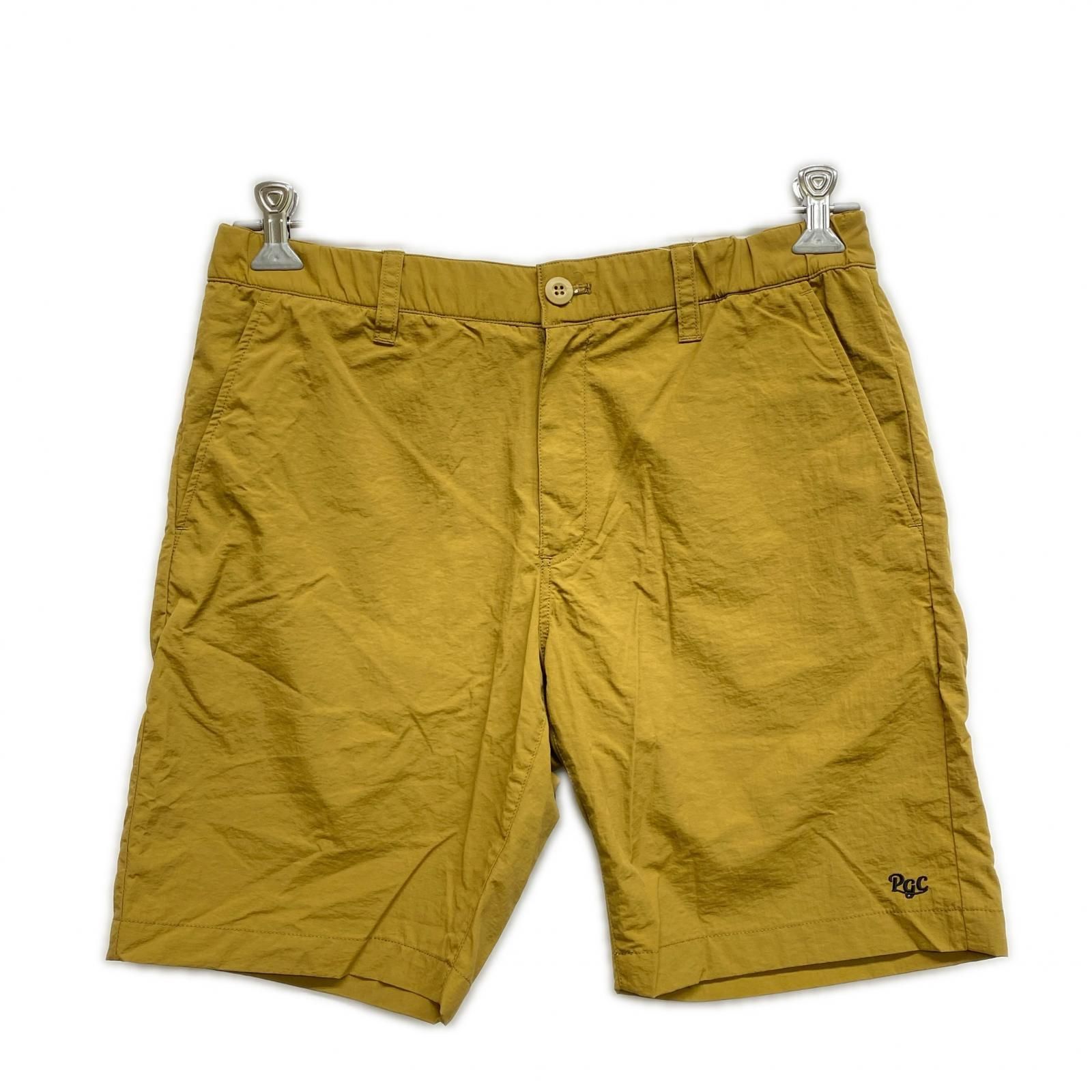 中古 メンズ パシフィックゴルフクラブ PACIFIC GOLF CLUB ハーフパンツ M ベージュ系 シンプル