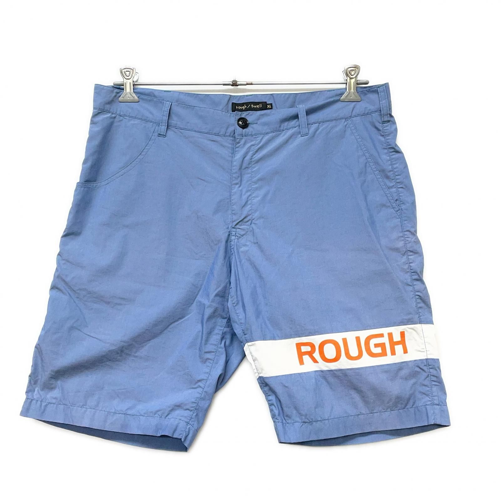 中古 メンズ ラフ＆スウェル rough&swell ハーフパンツ XL 水色 ブルー