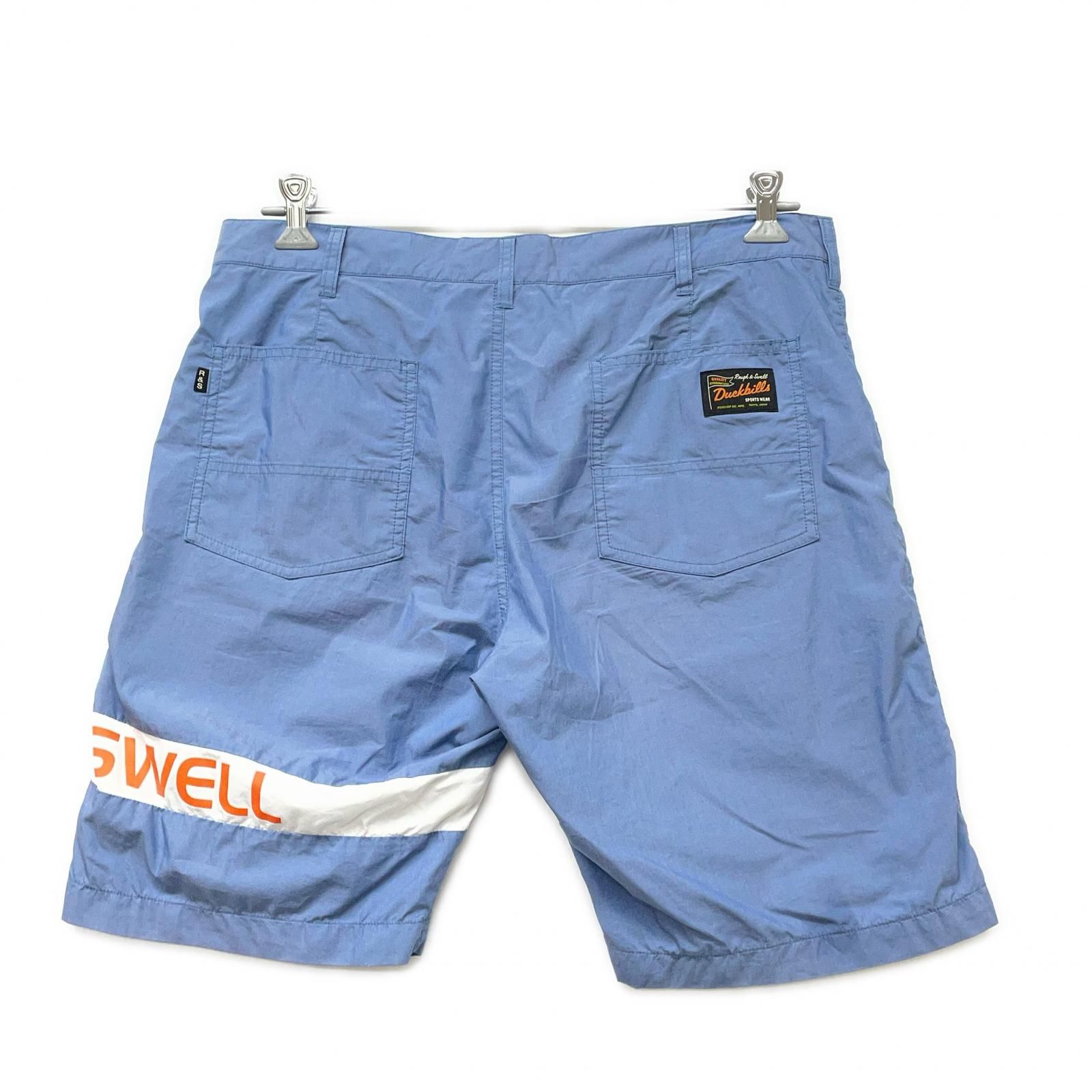中古 メンズ ラフ＆スウェル rough&swell ハーフパンツ XL 水色 ブルー