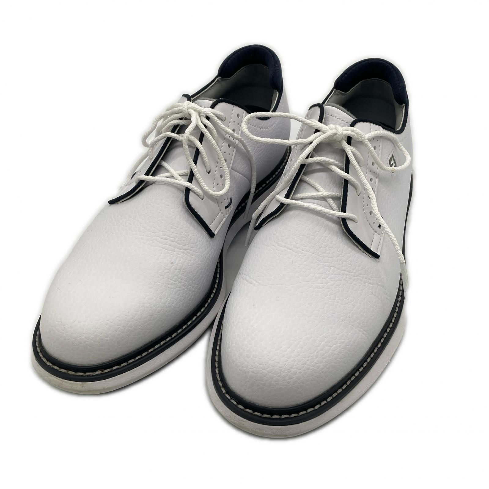 値下FootJoy class ホワイト　中古 中古 フットジョイ FootJoy ゴルフシューズ 25cm ホワイト