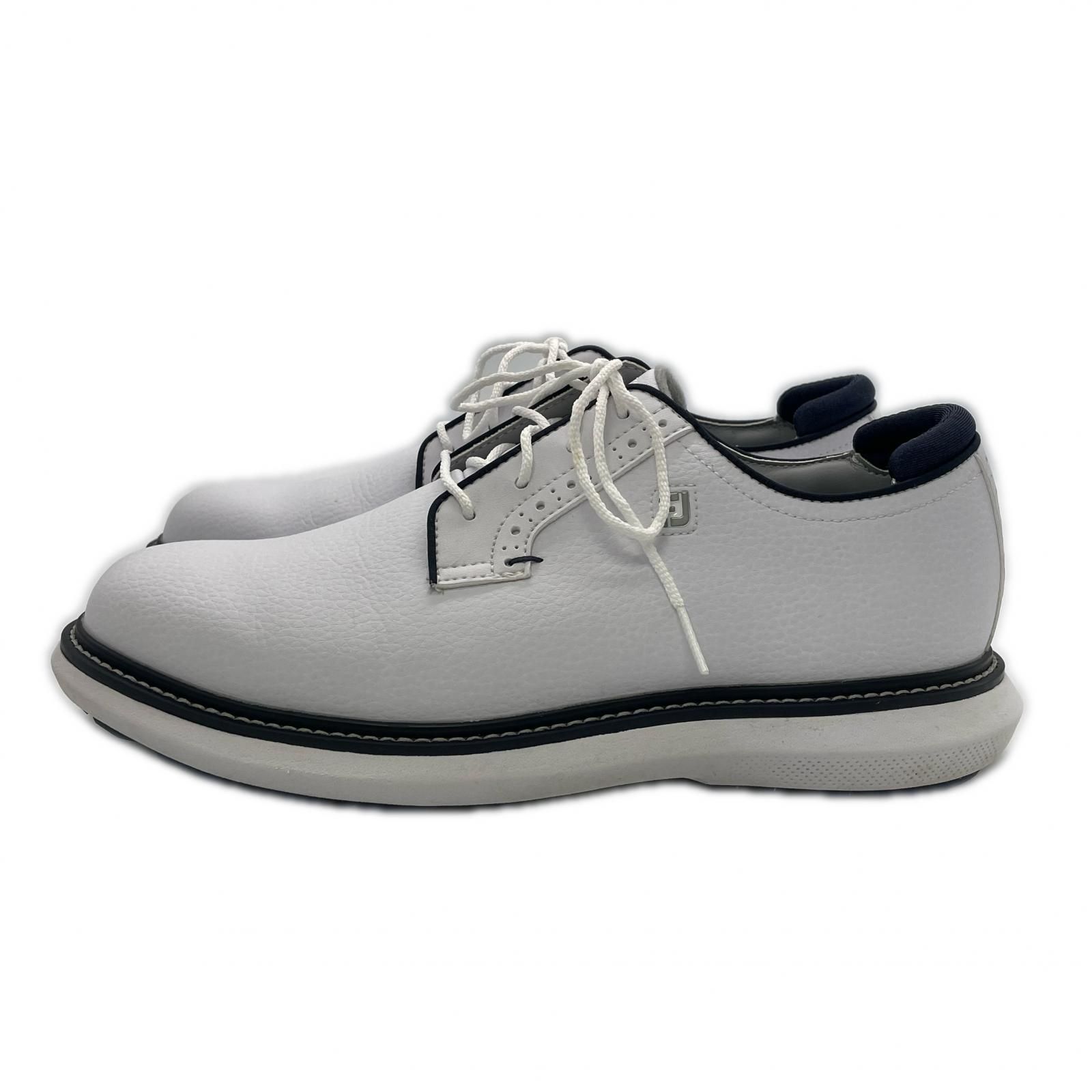 中古 フットジョイ FootJoy ゴルフシューズ 25cm ホワイト