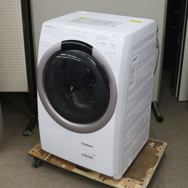 中古動作品 SHARP/シャープ ドラム式洗濯機 2025年製 ES-S7K-CL 洗濯