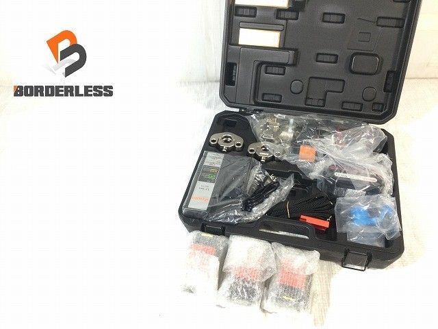 ☆未使用品コメント必読☆DAIA ダイア プレス式締付工具 BPD-15R型 バッテリ4個(14.4V 5.0Ah)+部材+ケース付 ベンカン株式会社128189