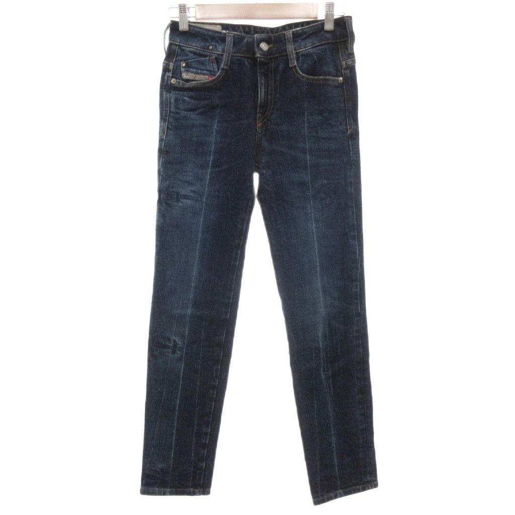 ディーゼル DIESEL デニムパンツ ジーンズ 23 スキニー ストレッチ エイジング加工 ポケット付き フルレングス インディゴブルー /KB ■GY06