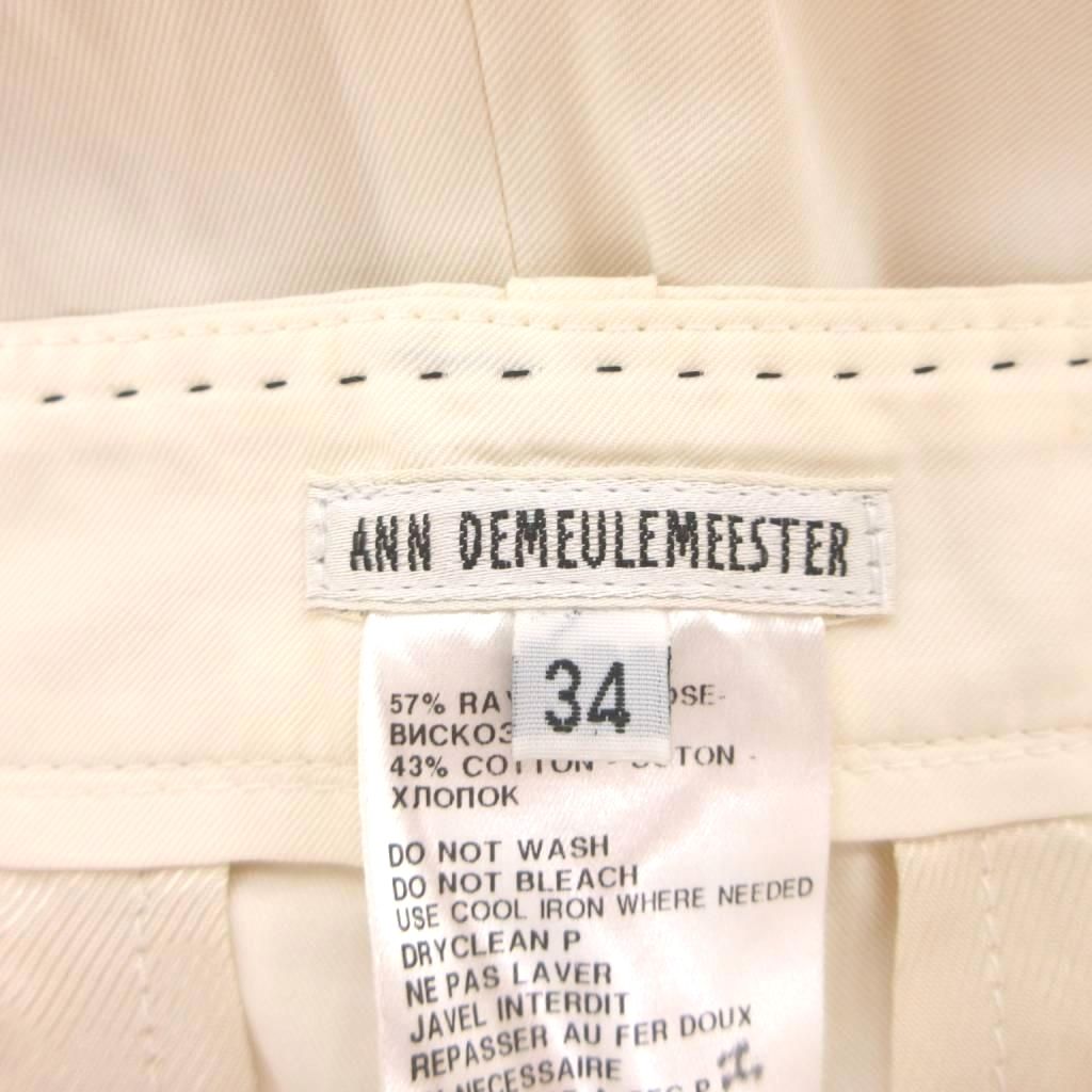 アンドゥムルメステール ANN DEMEULEMEESTER 美品 ショートパンツ 34