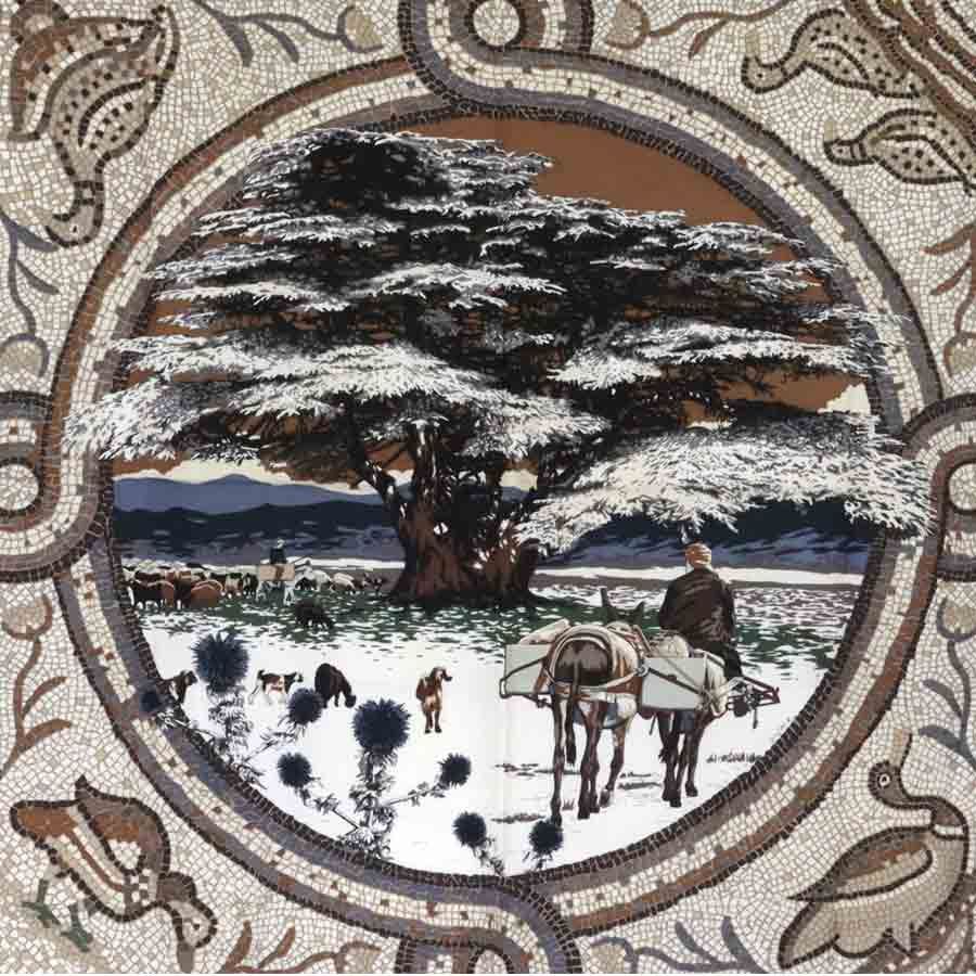 エルメス HERMES スカーフ カレ90 SOUS LE CEDRE エルメス HERMES スカーフ カレ90 SOUS LE CEDRE