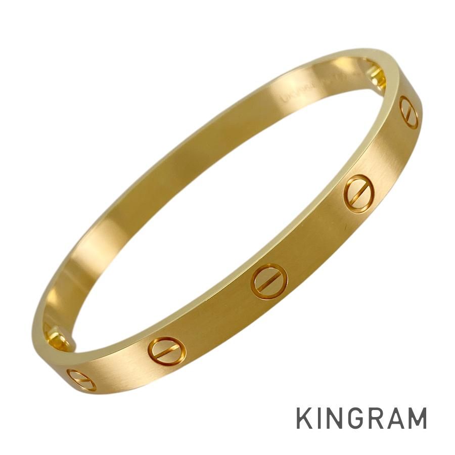 カルティエ Cartier ラブ ブラッシュ仕上げ CRB6077017 K18YG ブレスレット sss【中古】