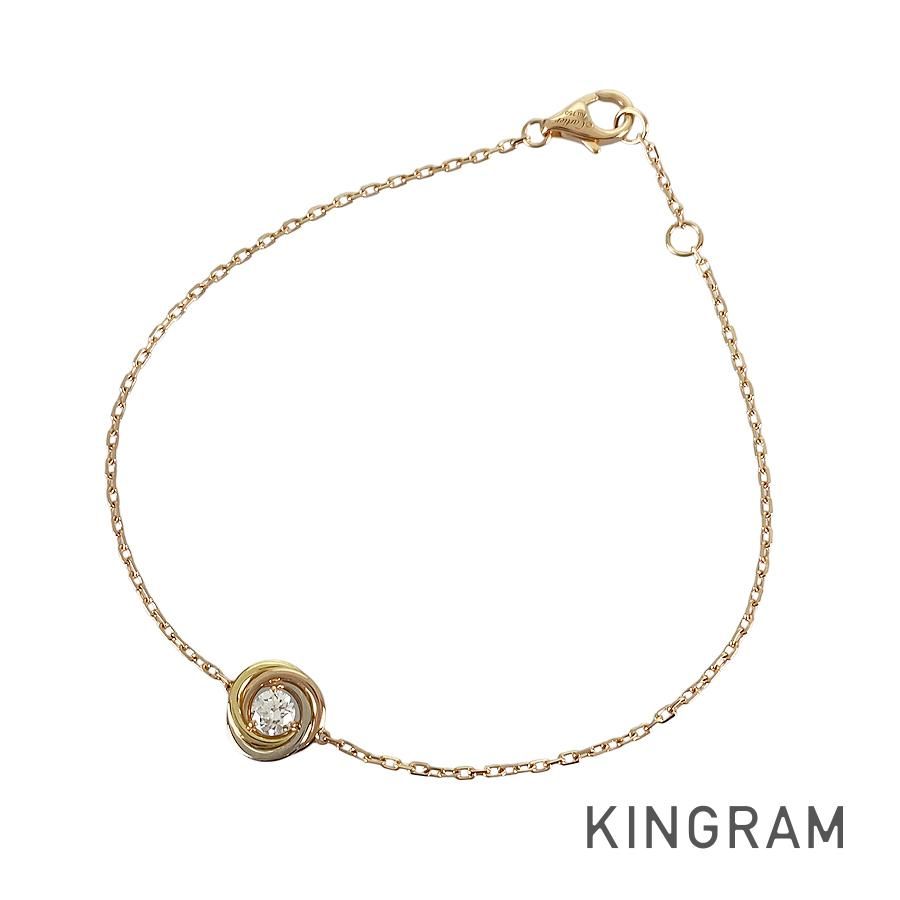 カルティエ Cartier トリニティ K18YG ダイヤモンド ブレスレット sss【中古】