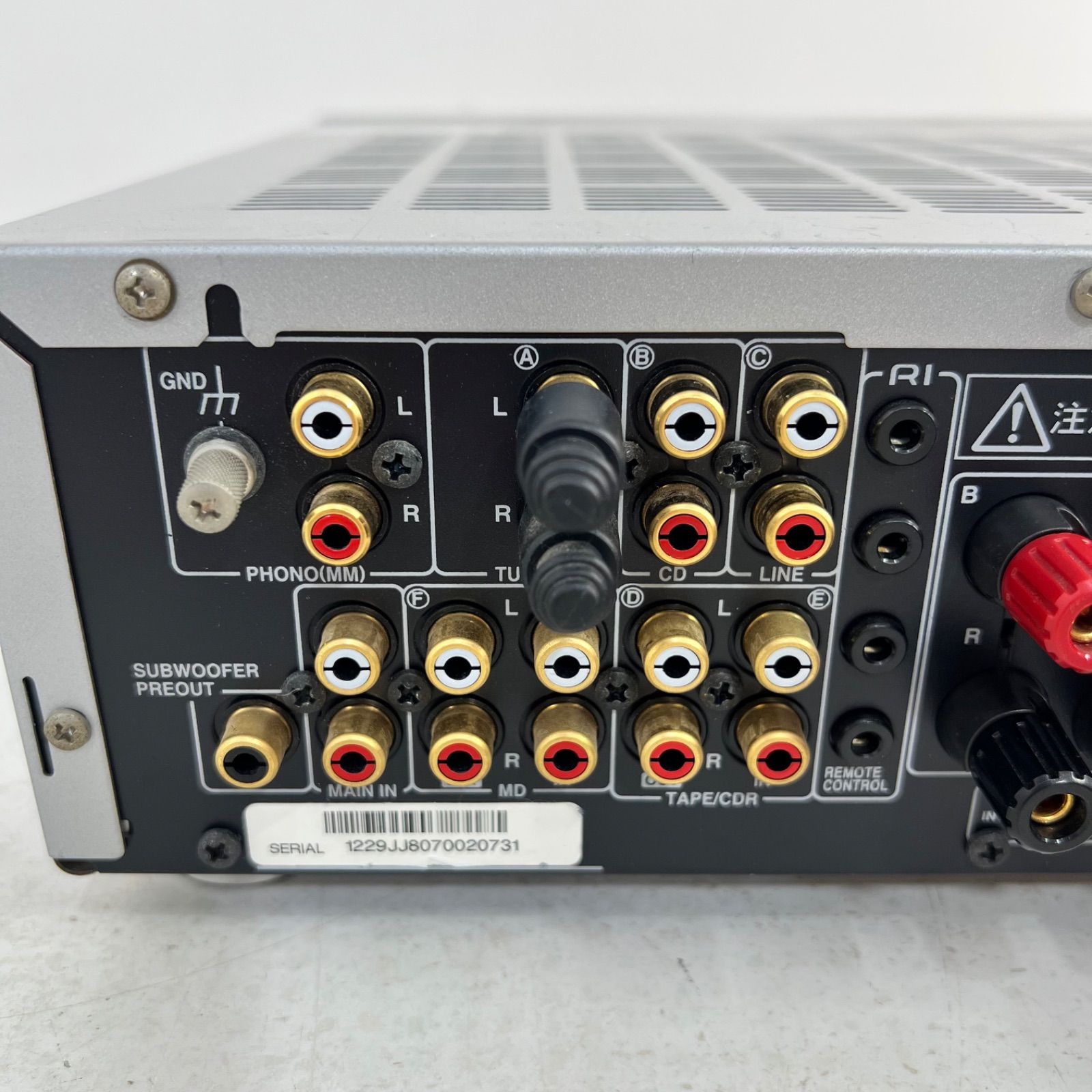 ジャンク】ONKYO A-933 プリメインアンプ シルバー オンキョウ