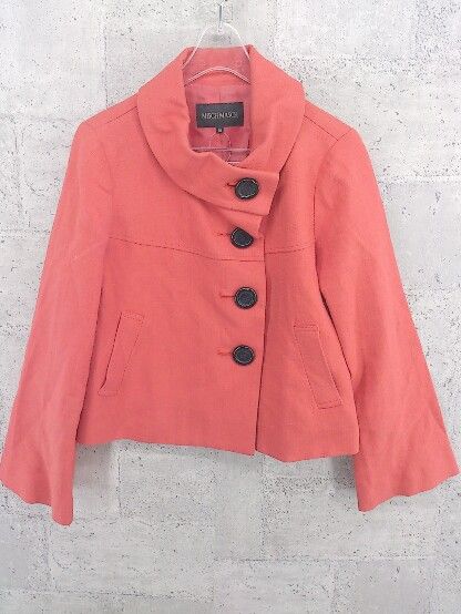◇ MISCH MASCH ミッシュマッシュ 長袖 ジャケット 38 レッド系 * 【1002797491268】