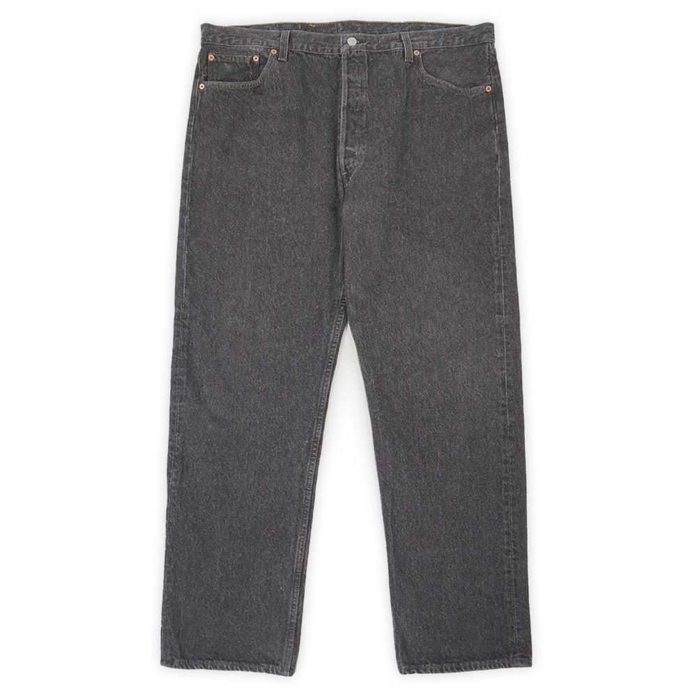 リーバイス Levi's 美品 90s 90年代 501-0658 先染め ブラックデニムパンツ MADE IN USA アメリカ製 オリジナル ヴィンテージ ジーンズ 古着 メンズ 517 505 黒 W42 L32【中古】