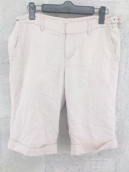 ◇ Spick&Span スピック＆スパン ハーフ ショート パンツ 38 アイボリー系 * 【1002797468345】
