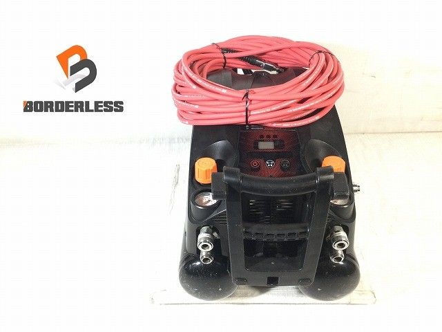 ☆中古品☆MAX マックス 高圧 スーパーエアコンプレッサ AK-HH1270E3 高圧 エアホース HH6付 エアーコンプレッサー128316