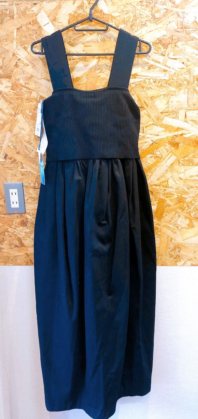 【4382】★新品未使用★ ウォードブルー×坪田あさみ オードリードレス WB25119 ブラック Demi-Luxe BEAMS woadblue ノースリーブワンピース