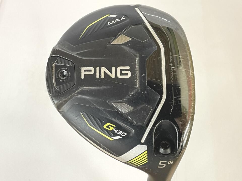 ピン　G430 MAX　18度　TOUR 2.0 BLACK 75　Xフレックス　フェアウェイウッド　中古　ゴルフドゥ！岡山青江店【最短即日発送】