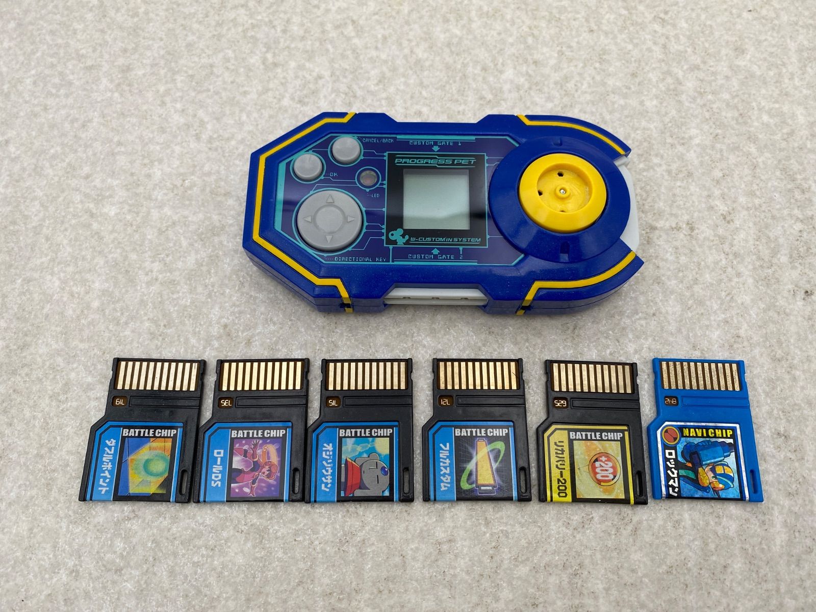 ロックマンエグゼ プログレスペット　バトルチップ　ジャンク
