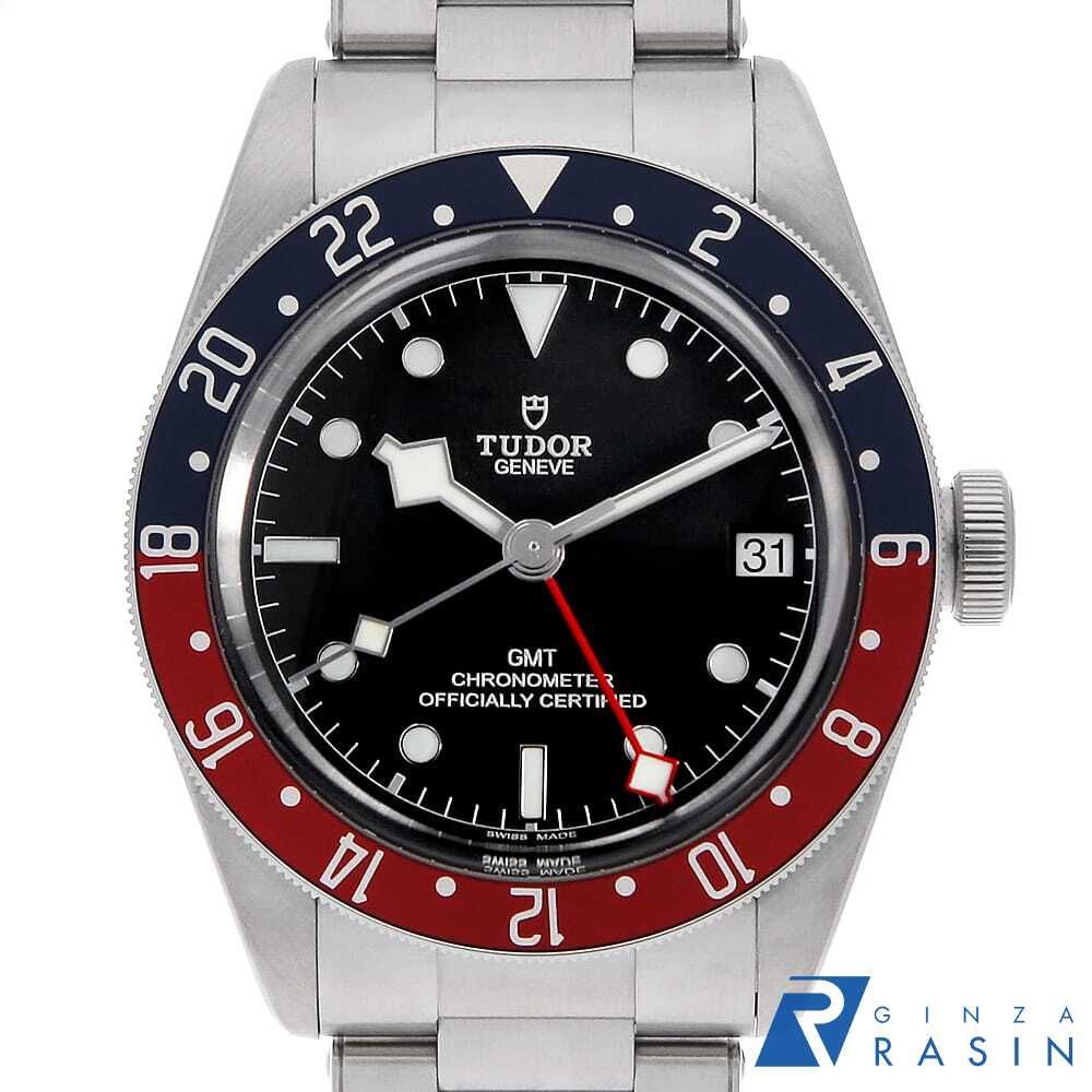 チューダー ヘリテージ ブラックベイ GMT 79830RB 中古 メンズ