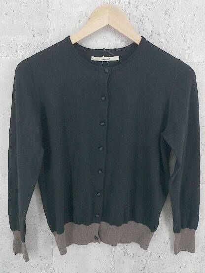 ◇ URBAN RESEARCH Sonny Label サニーレーベル 長袖 カーディガン FREE ブラック * 【1002798825062】