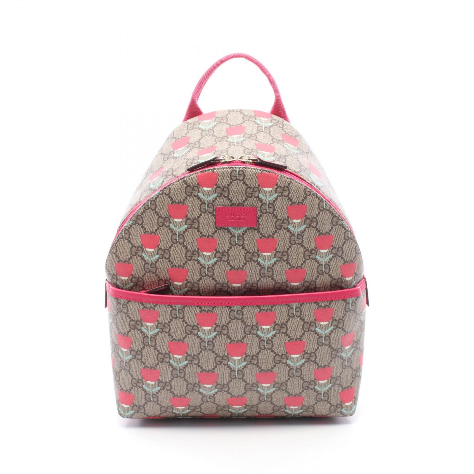 グッチ GUCCI リュックサック バックパック チルドレンズ GGスプリーム キムスンヨン フラワープリント ベージュ PVCコーティングキャンバス レザー 782708 キム・スンヨン フラワー プリント チルドレンズ バック 58,190円