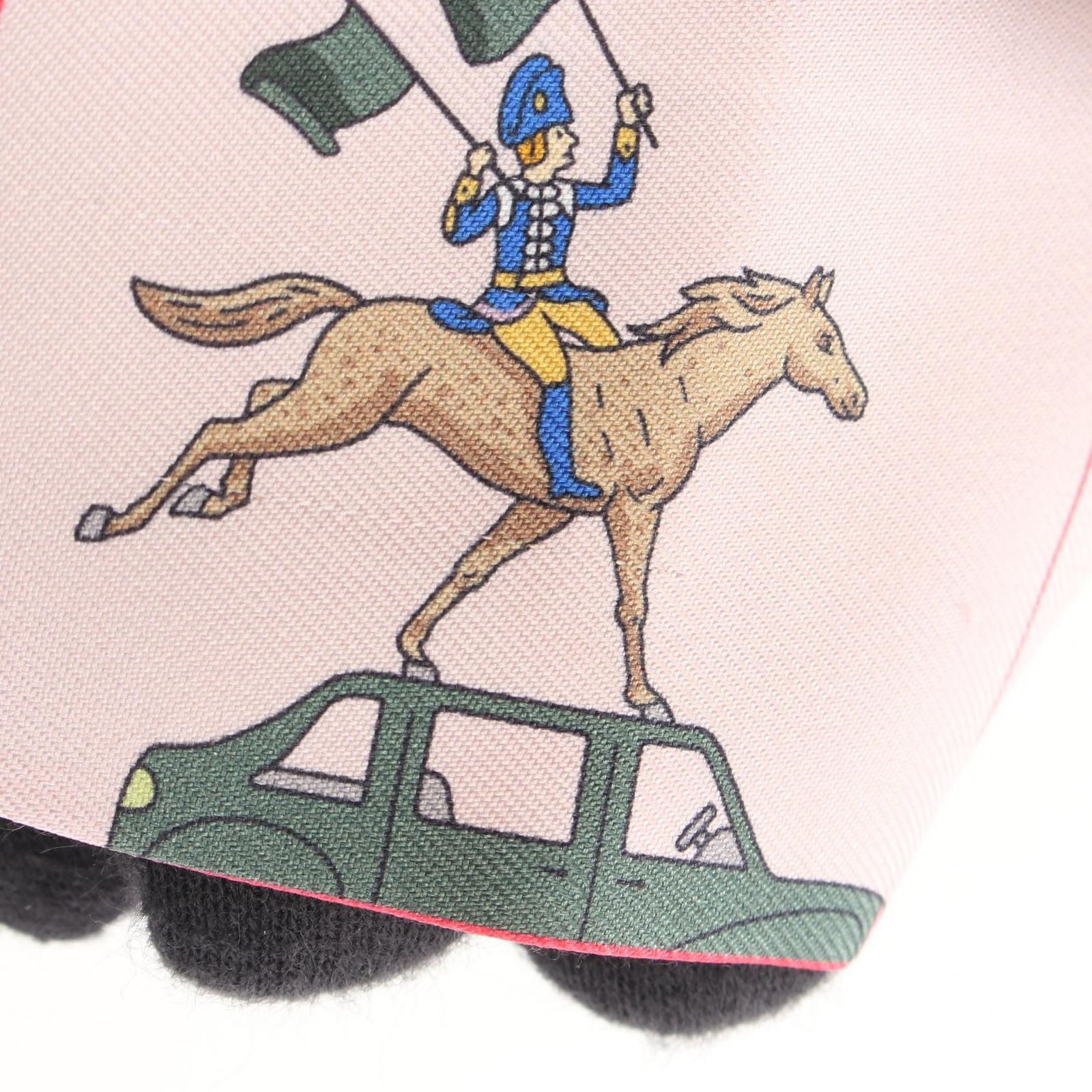 エルメス HERMES スカーフ ツイリー HERMES PARADE リボン シルク ツイリー レディース Used A