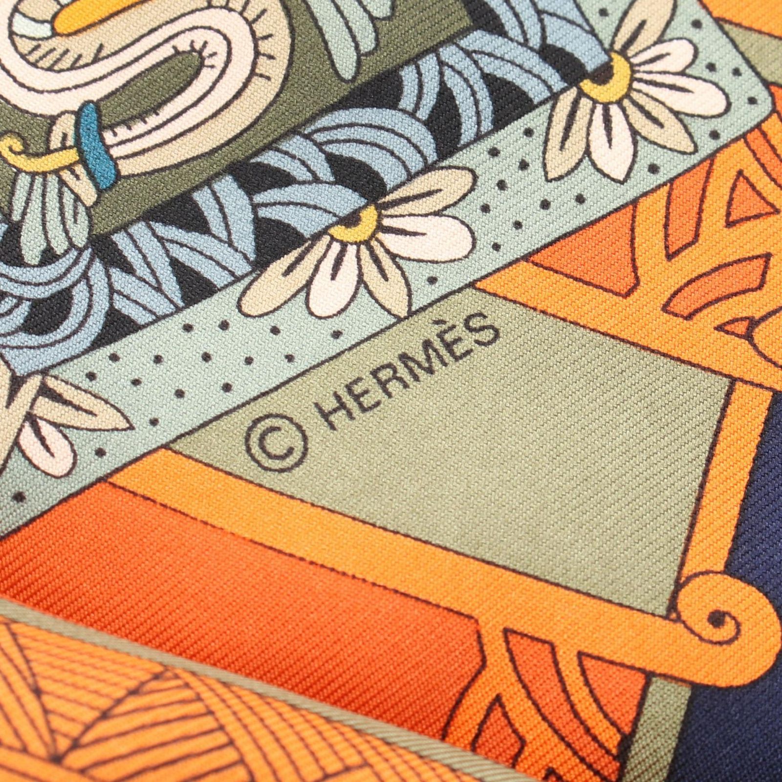 エルメス HERMES スカーフ カレ90 ASTRES et SOLEILS マルチ シルク カレ90 レディース Used A