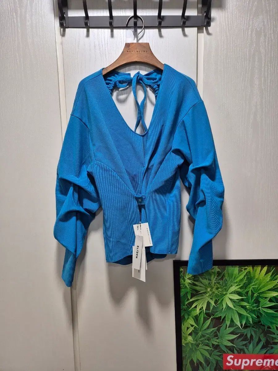 (セール)(新品)ヴンダーカムマー WNDERKAMMER ブルー ブラウス