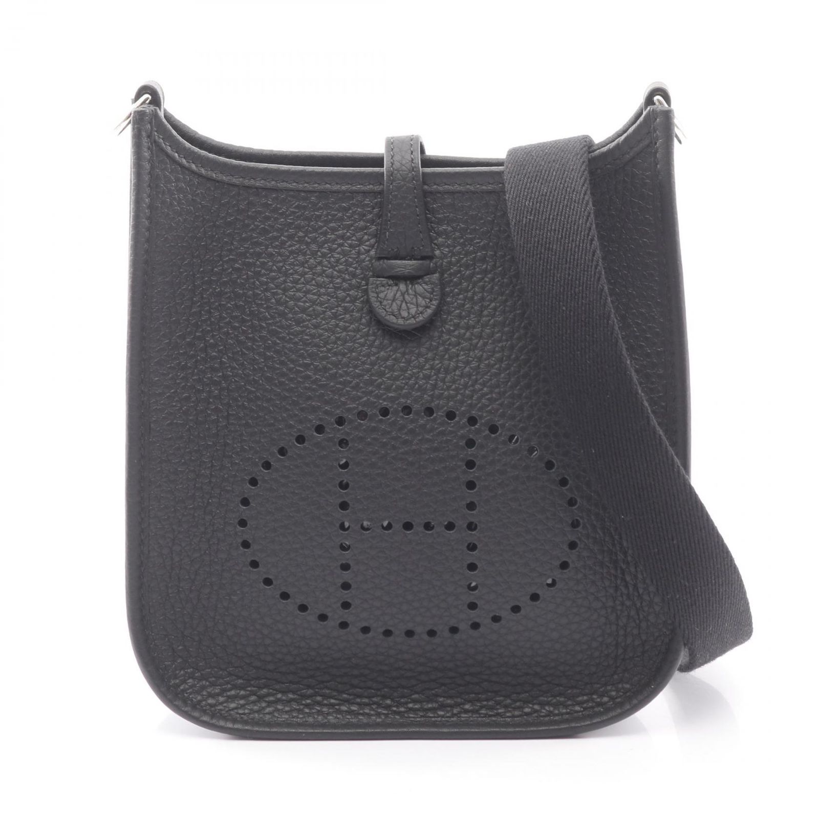 エルメス HERMES ショルダーバッグ エヴリンTPM ブラック レザー エブリンアマゾンTPM ブラック レディース 未使用