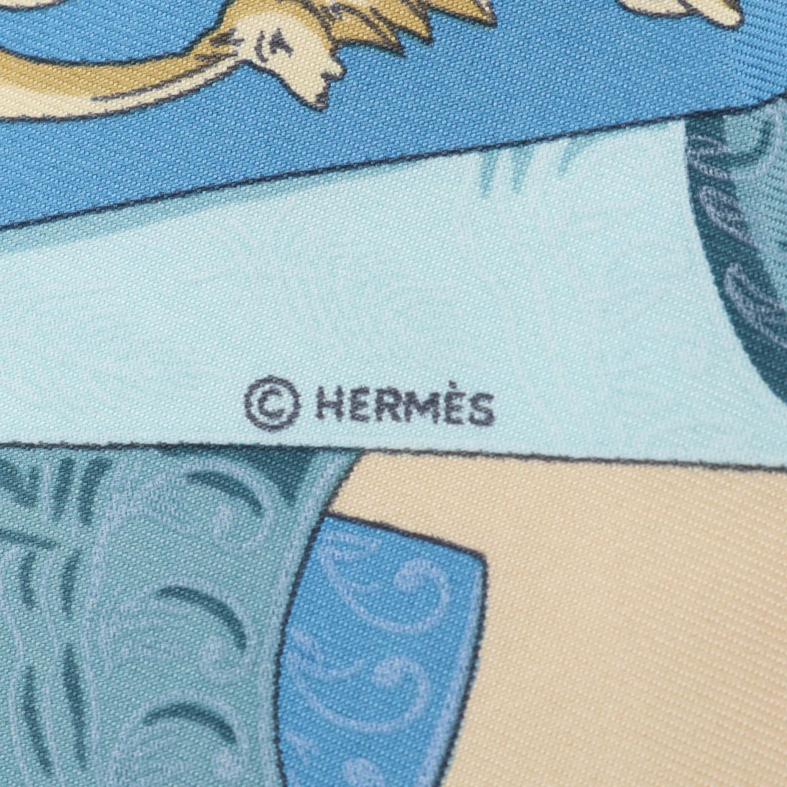 エルメス HERMES スカーフ カレ90 L'ATLANTIDE シルク カレ90 レディース Used A