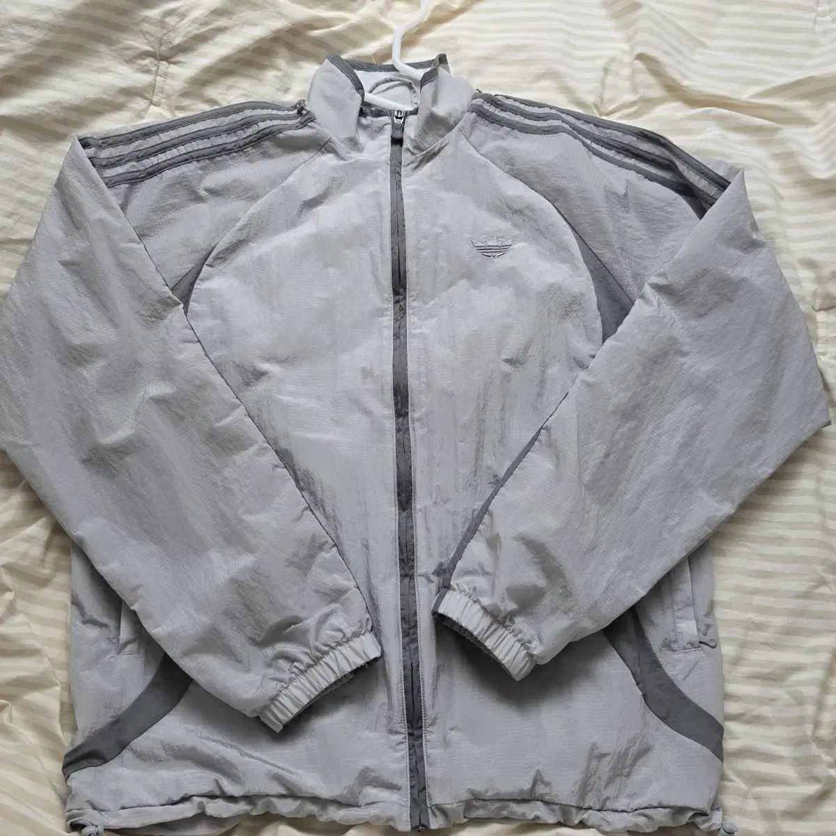 Sサイズ / adidas 2000S ウーブントラックジャージウィンドブレーカー グレー jp1138