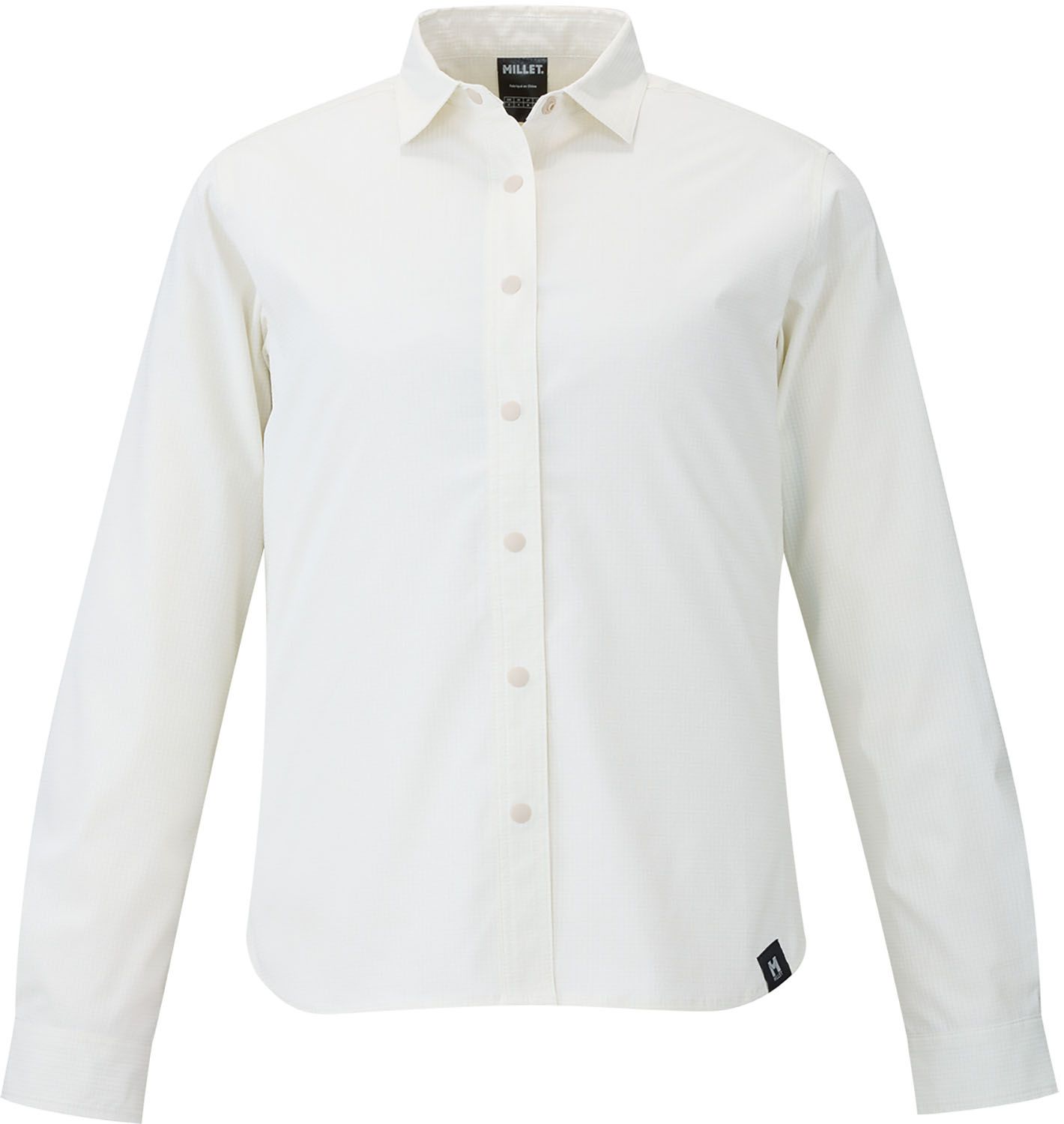 ミレー MILLET アウトドア IB CHECK SHIRT LS W MIV03221 N8014 FOGGYDEW