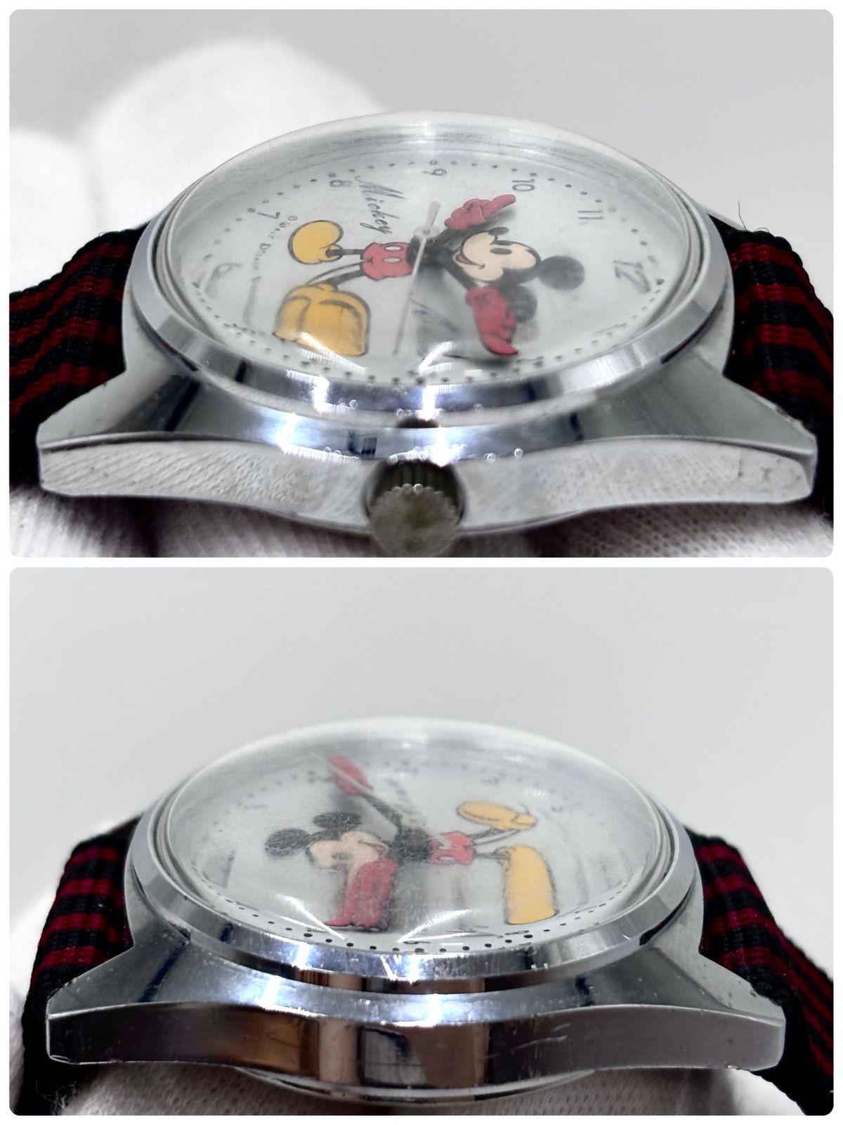 稼動/70s/美品】SEIKO セイコー ディズニータイム ミッキーマウス 手