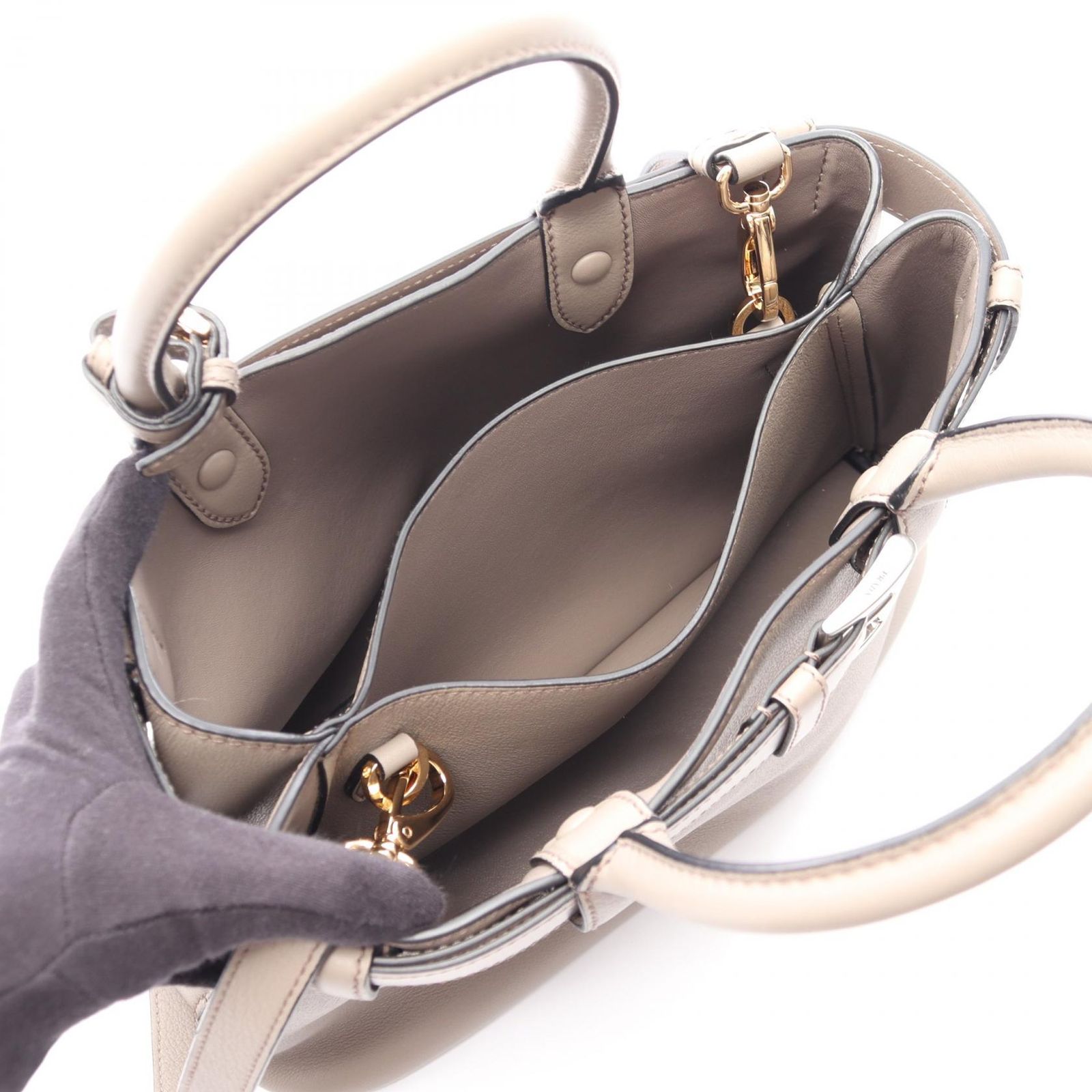 プラダ PRADA トートバッグ バックル ミディアム 2WAY 1BA434 