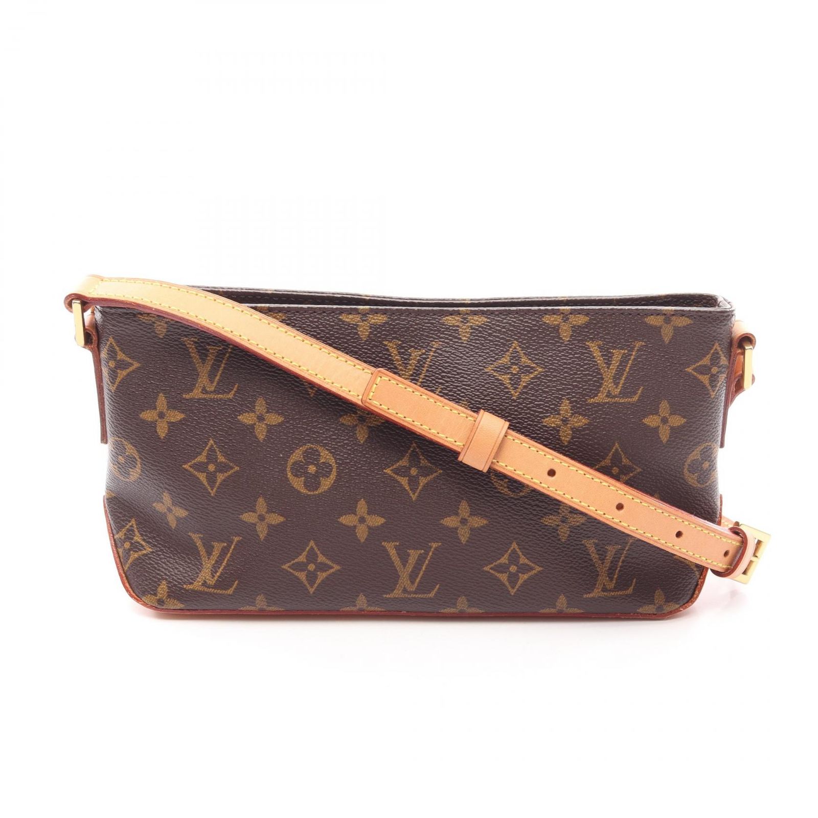 ルイ・ヴィトン LOUIS VUITTON ショルダーバッグ トロター モノグラム M51240 PVCコーティングキャンバス レザー トロター レディース Used A