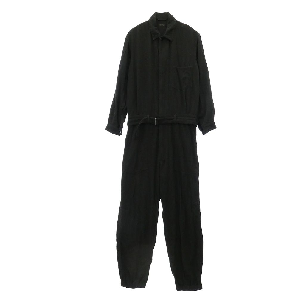 COMOLI コモリ 25SS B01-01004 シルクネップ オールインワン ブラック系 3【中古】