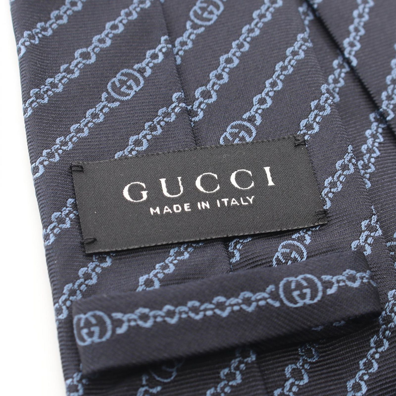 グッチ GUCCI ネクタイ インターロッキングG チェーン 865320 シルク