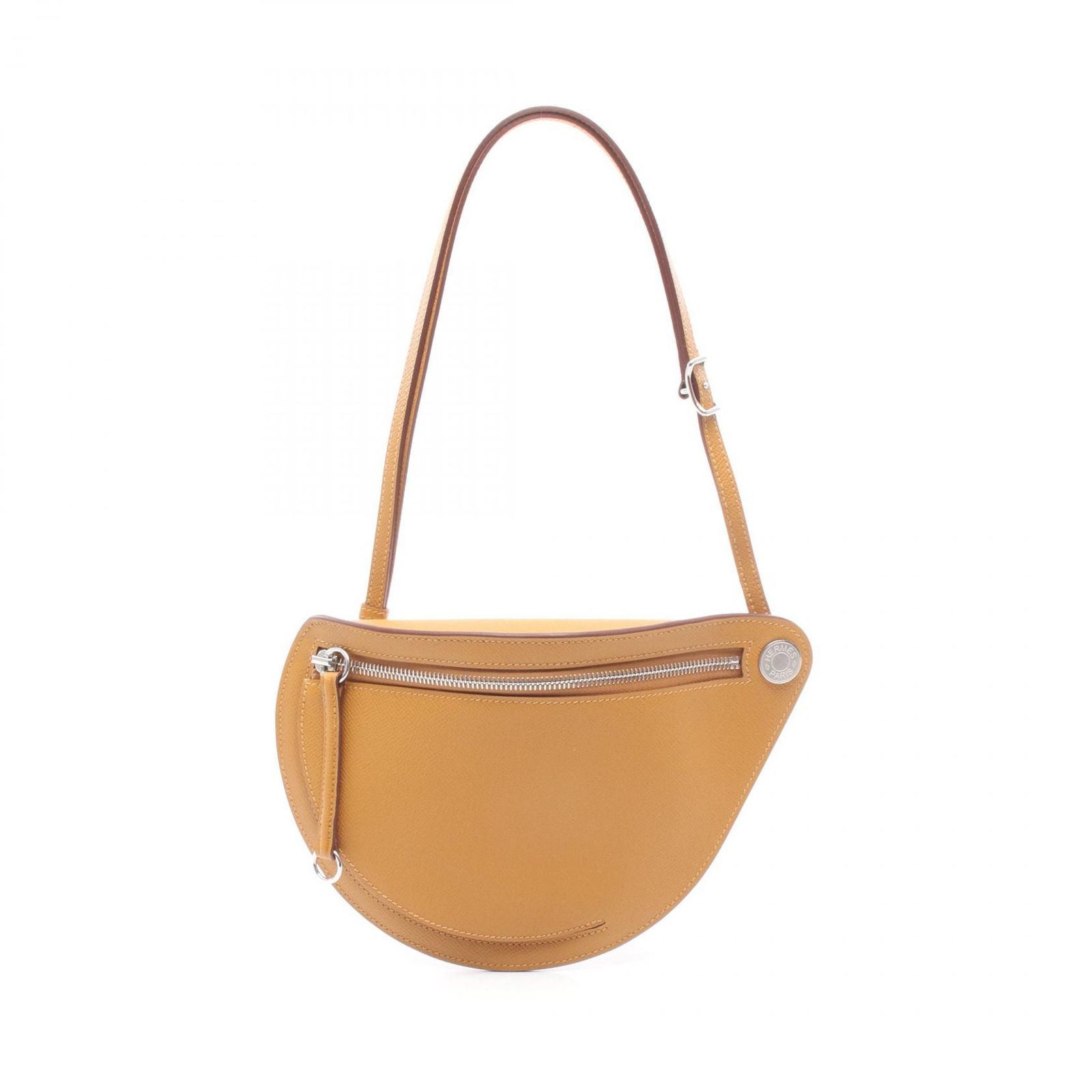 エルメス HERMES ショルダーバッグ プティット コース セサミ レザー カーフ(牛革) プティットコース セサミ レディース Used A