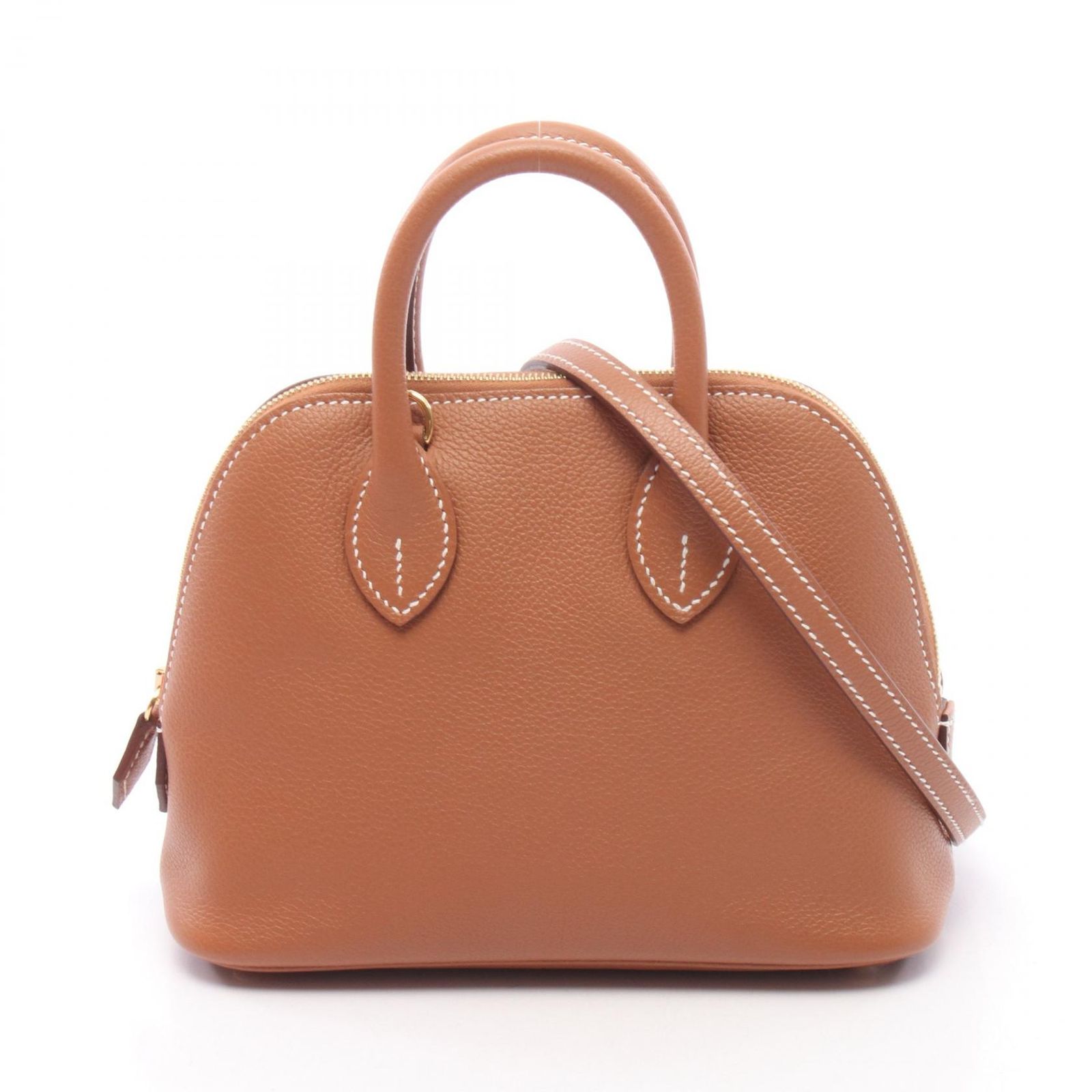 エルメス HERMES ハンドバッグ ボリード1923 ミニ 2WAY ゴールド レザー ボリード1923 ミニ ゴールド レディース 未使用