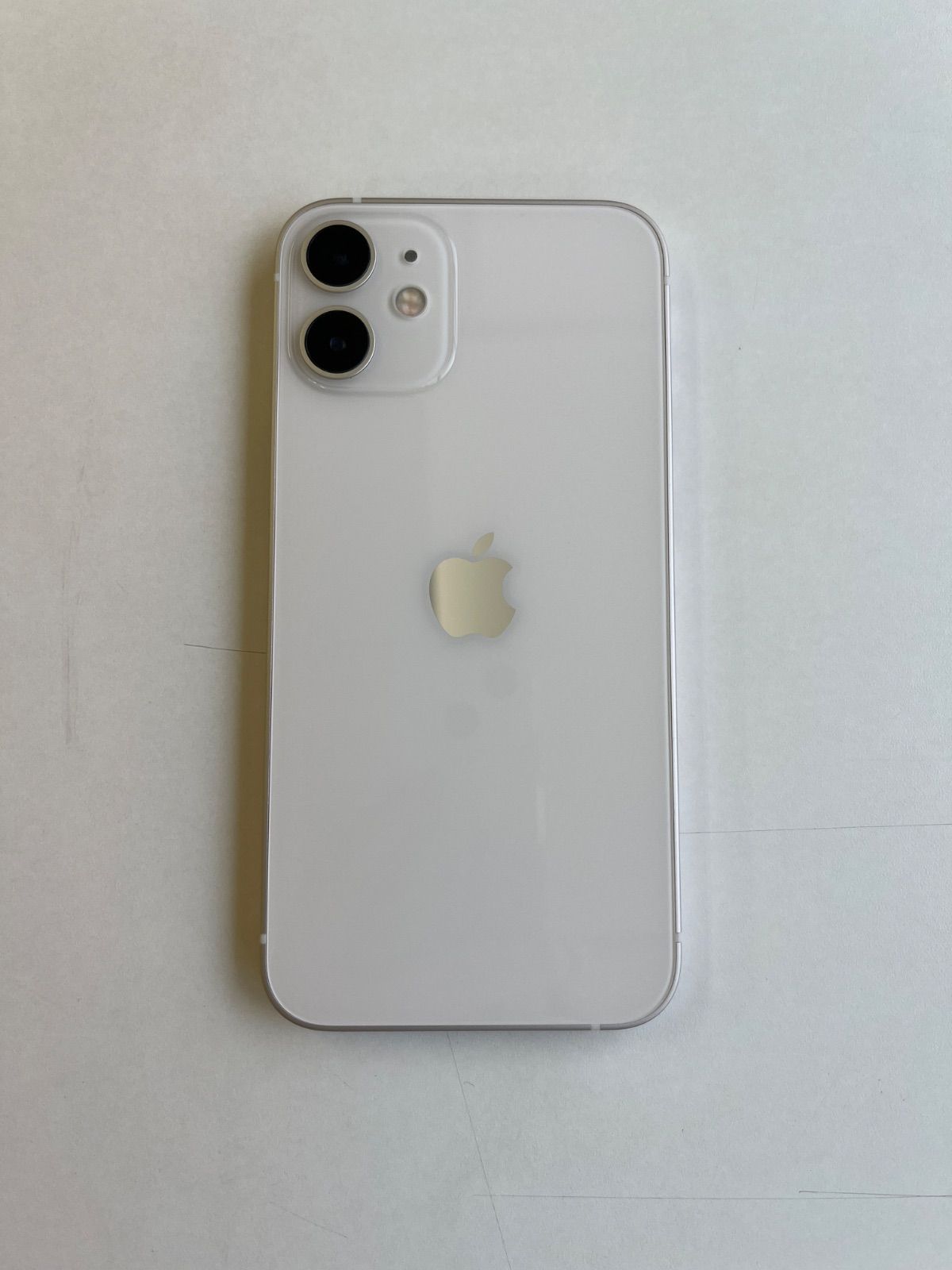 美品 iPhone 12 mini 64GB ホワイト バッテリー100% MGA63J/A - 1106