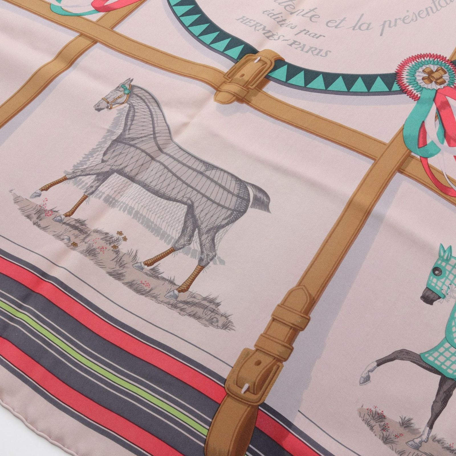 エルメス HERMES スカーフ カレ90 Couvertures et Tenues de Jour シルク カレ90 レディース Used A