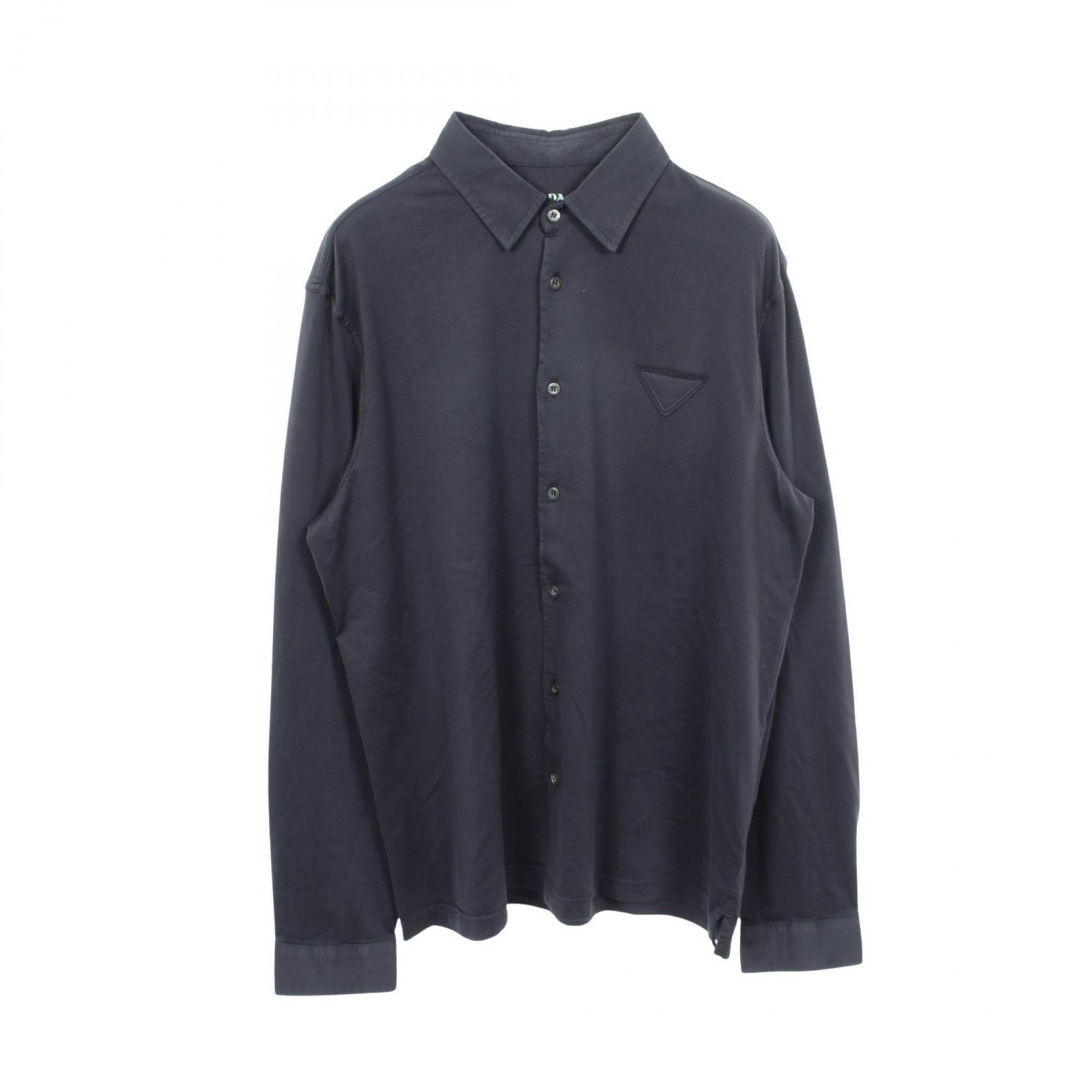 プラダ PRADA トライアングルロゴ 長袖 UJL92A コットン シャツ メンズ 未使用