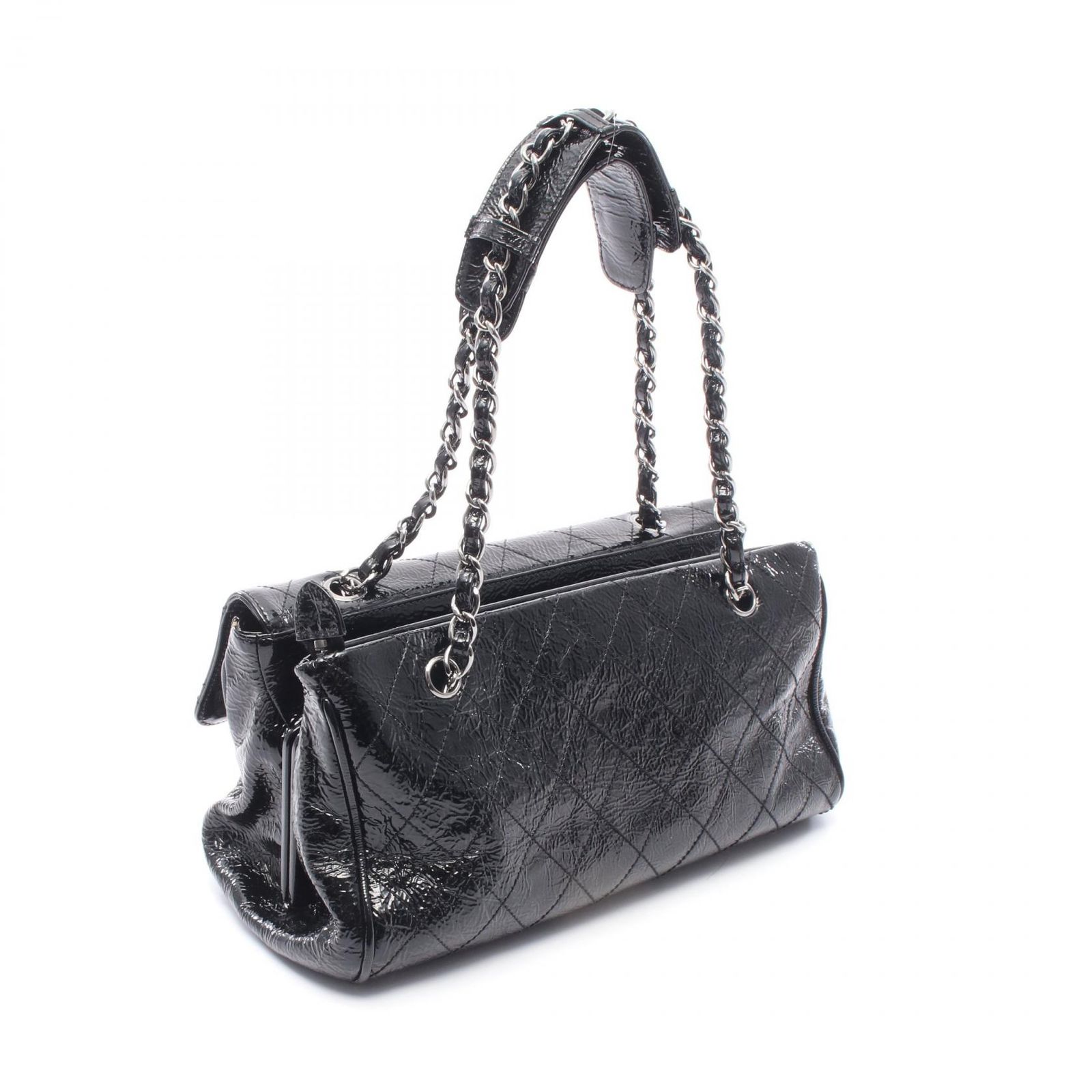 シャネル CHANEL ショルダーバッグ マトラッセ がま口 ブラック その他 