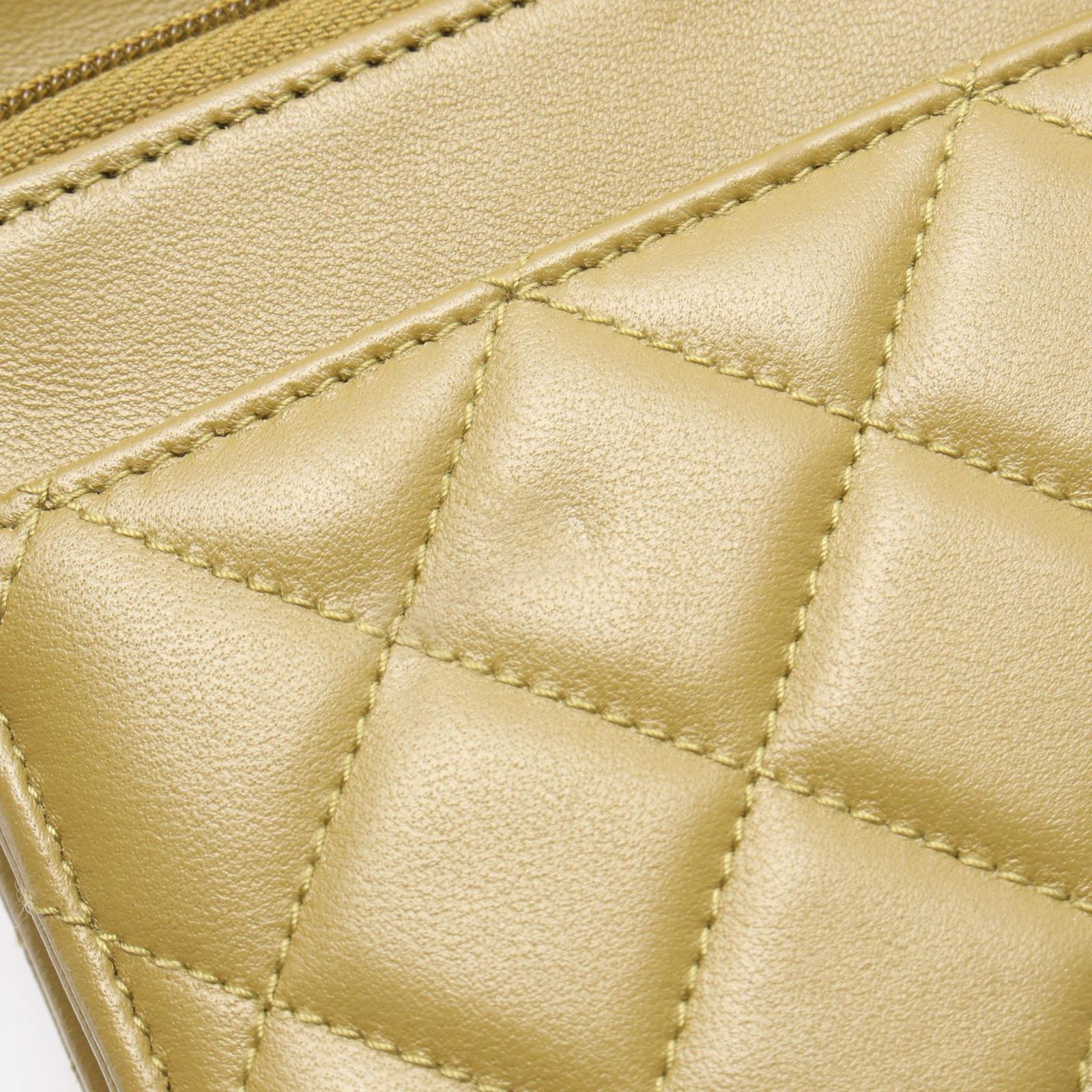 シャネル CHANEL ショルダーバッグ マトラッセ 2WAY イエローブラウン