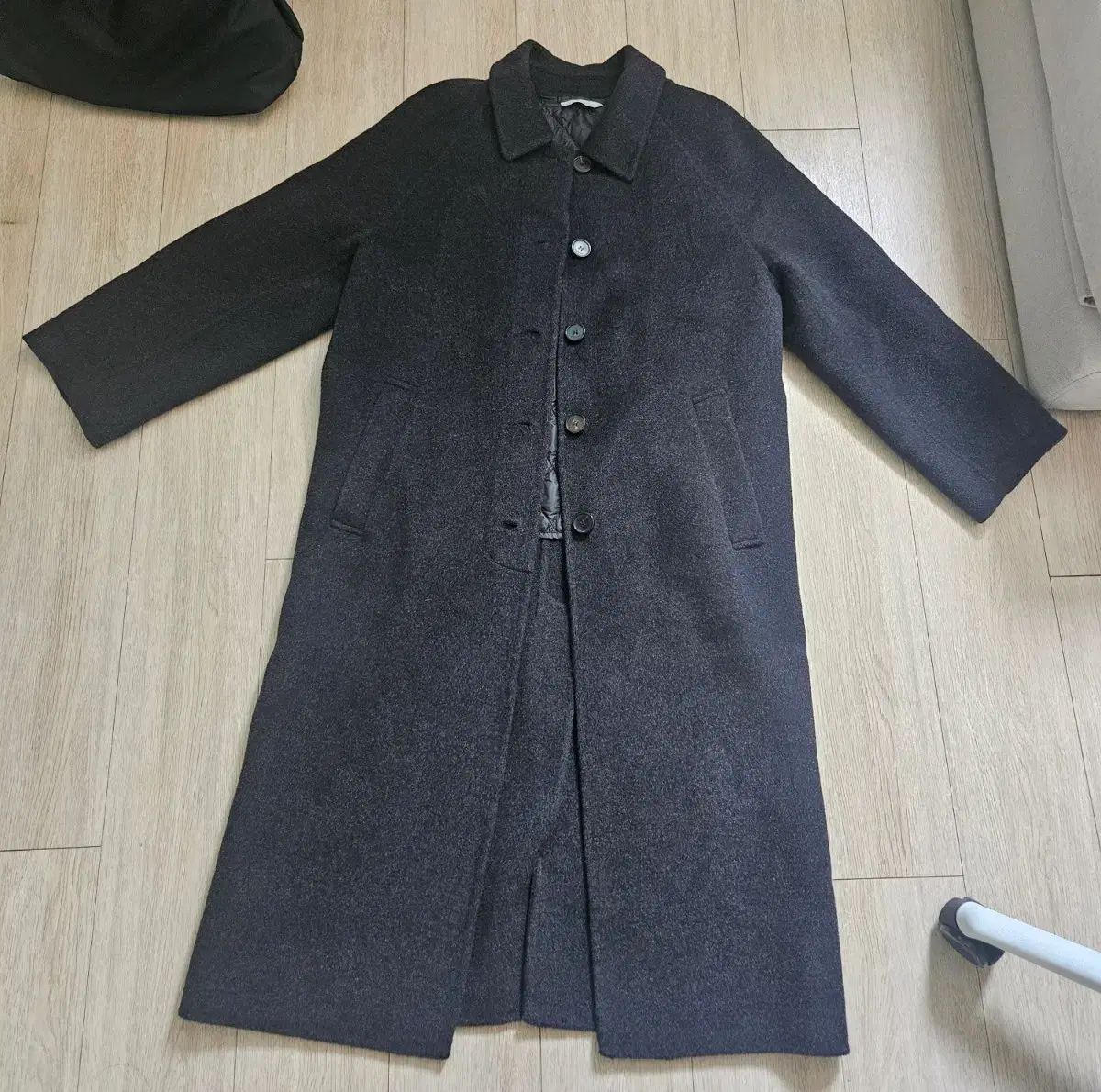 ウール100 ハンドメイド コート