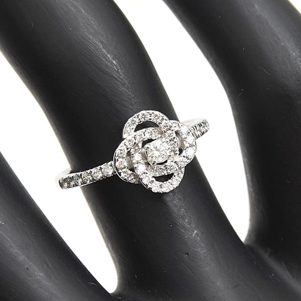 アクセサリー Ponte Vecchio ダイヤモンド フラワーモチーフ リング 