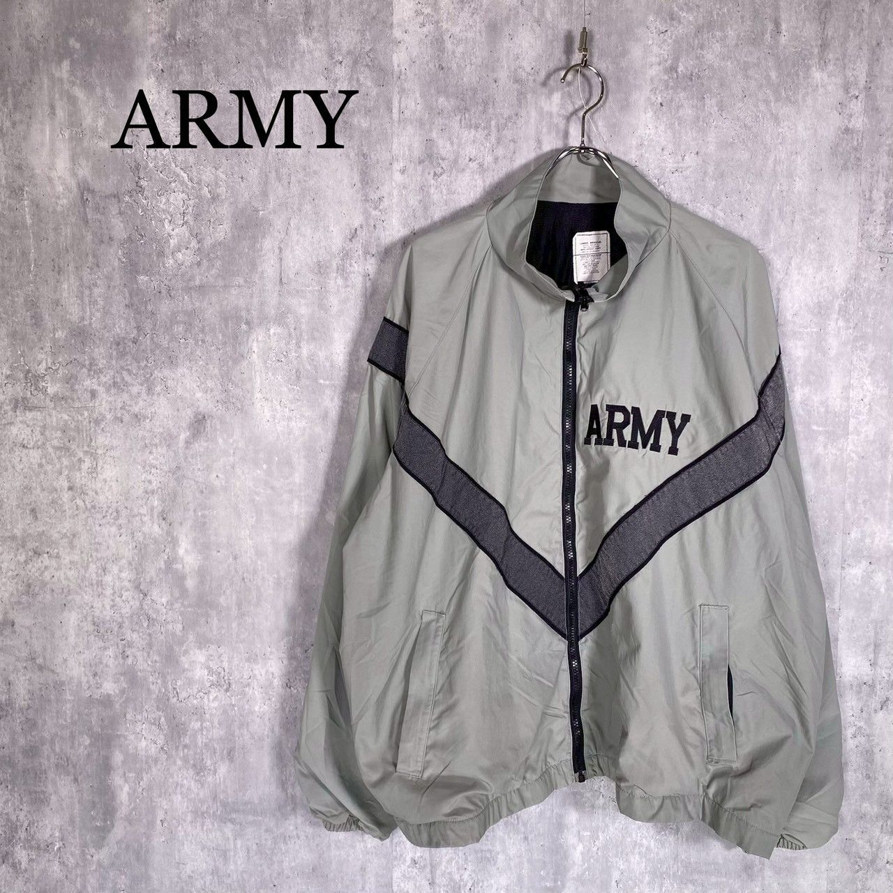 ARMY』アーミー (M) フルジップナイロンジャケット ブルゾン - メルカリ